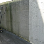 Retaining Wall at Entrance to Underground Parking